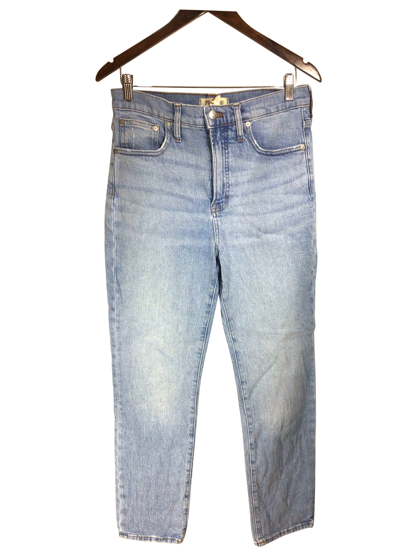 MADEWELL Women Straight-Legged Jeans Regular fit in Blue - Size 28 | 44.3 $ KOOP