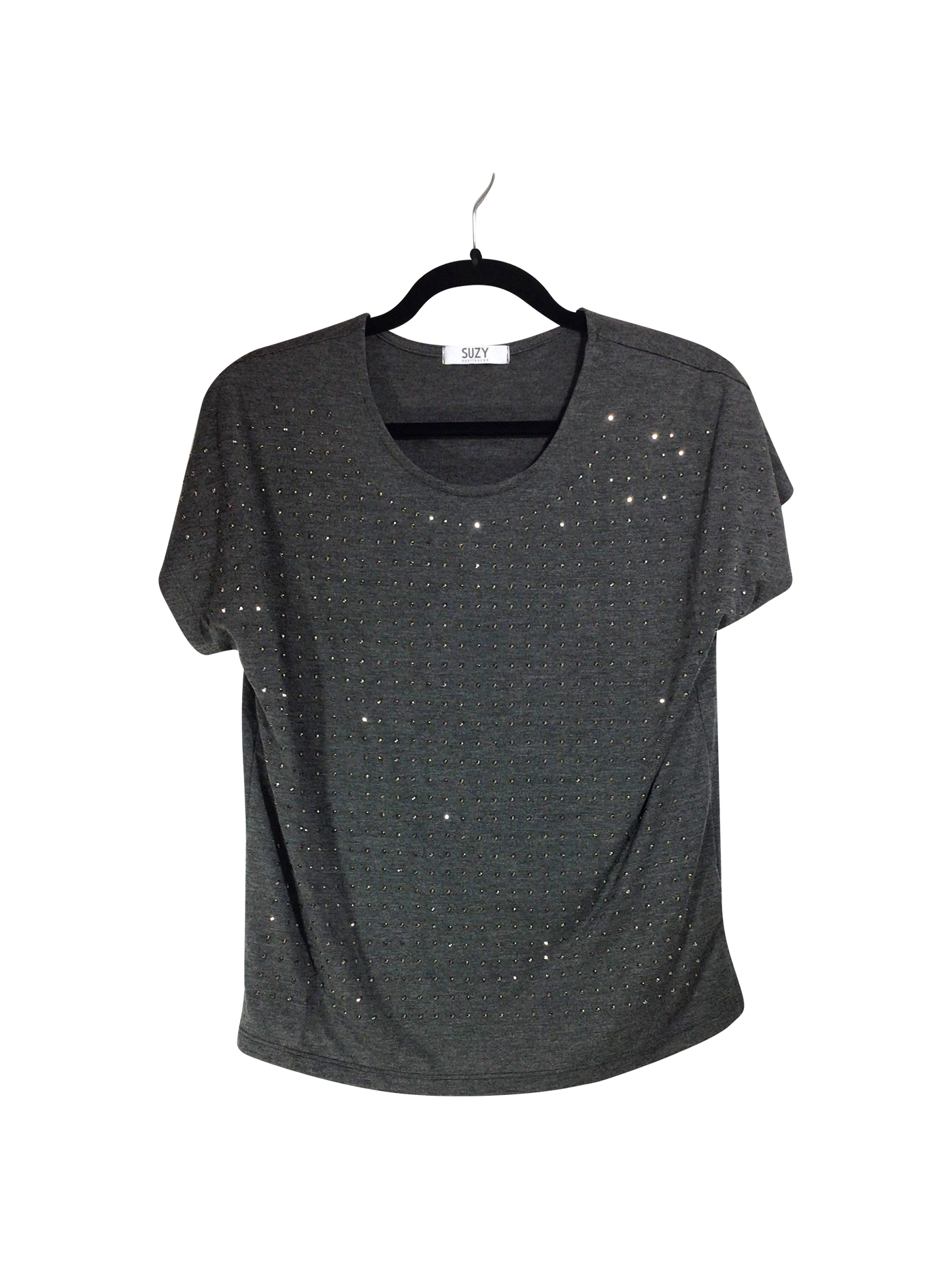 SUZY SHIER Women T-Shirts Regular fit in Gray - Size S | 9.99 $ KOOP