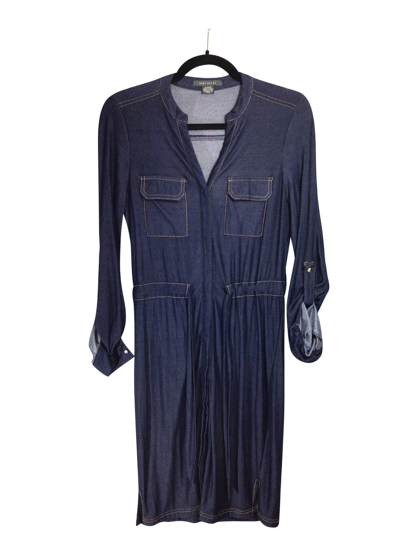 SUZY SHIER Women Drop Waist Dresses Regular fit in Blue - Size S | 14.3 $ KOOP