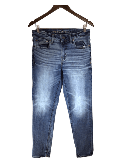 AMERICAN EAGLE Women Straight-Legged Jeans Regular fit in Blue - Size 30x30 | 11.99 $ KOOP