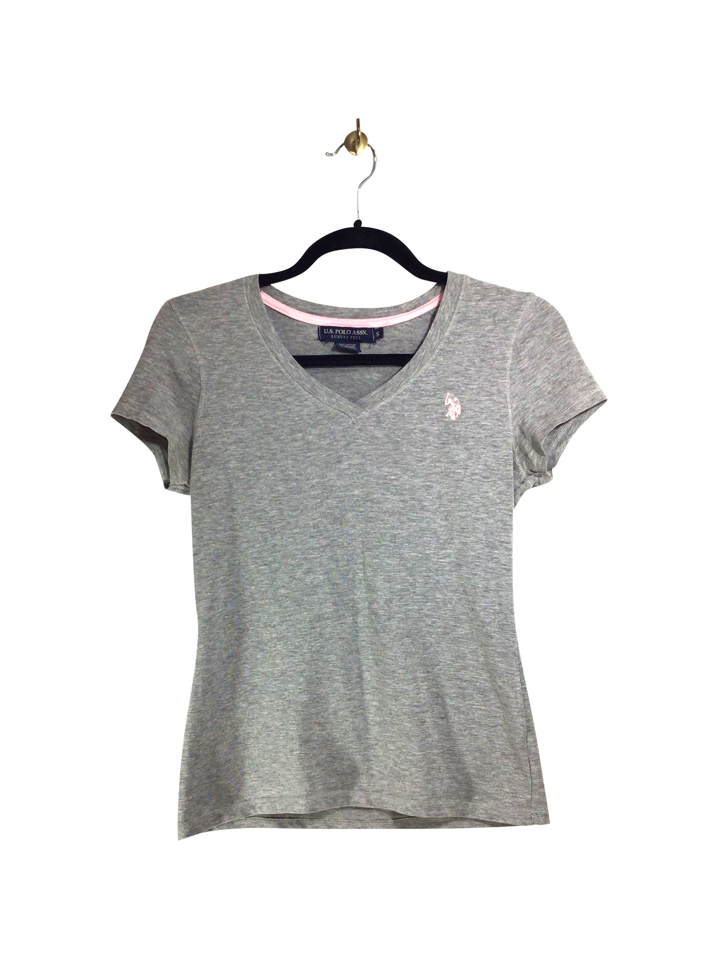 U.S. POLO ASSN. Women T-Shirts Regular fit in Gray - Size S | 12.38 $ KOOP