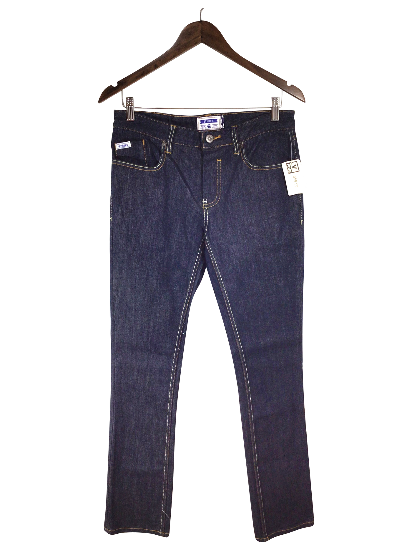 ETNIES Women Straight-Legged Jeans Regular fit in Blue - Size 29 | 14.3 $ KOOP