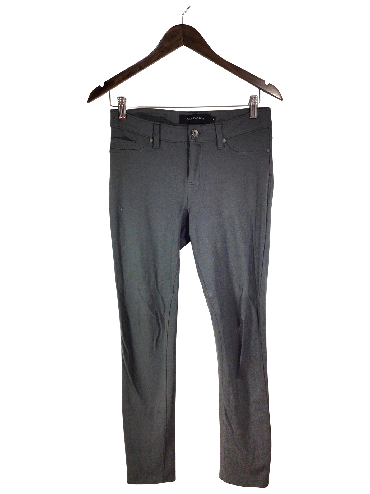 CALVIN KLEIN Women Work Pants Regular fit in Gray - Size 4 | 21.5 $ KOOP