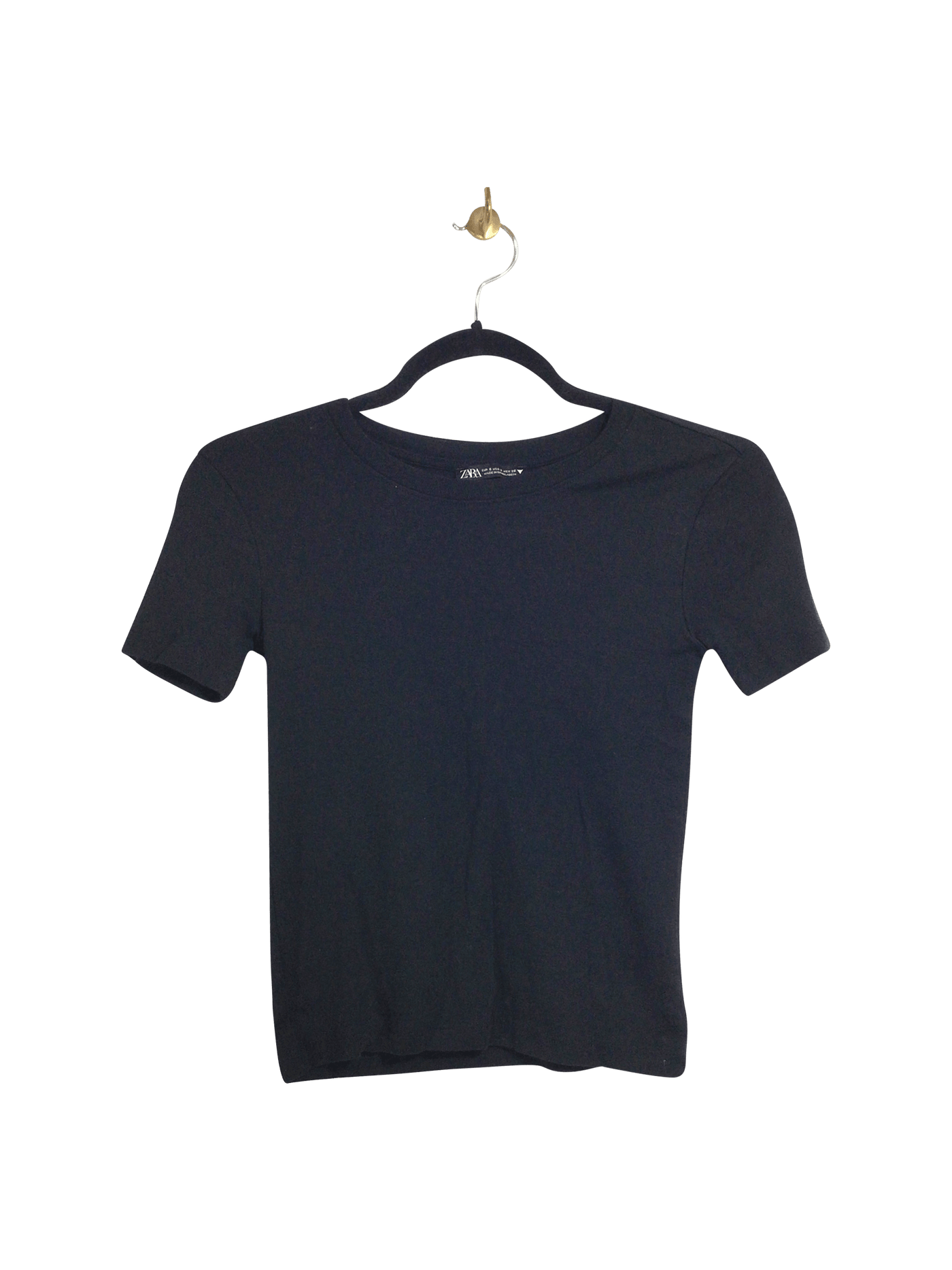 ZARA Women T-Shirts Regular fit in Black - Size S | 14.99 $ KOOP