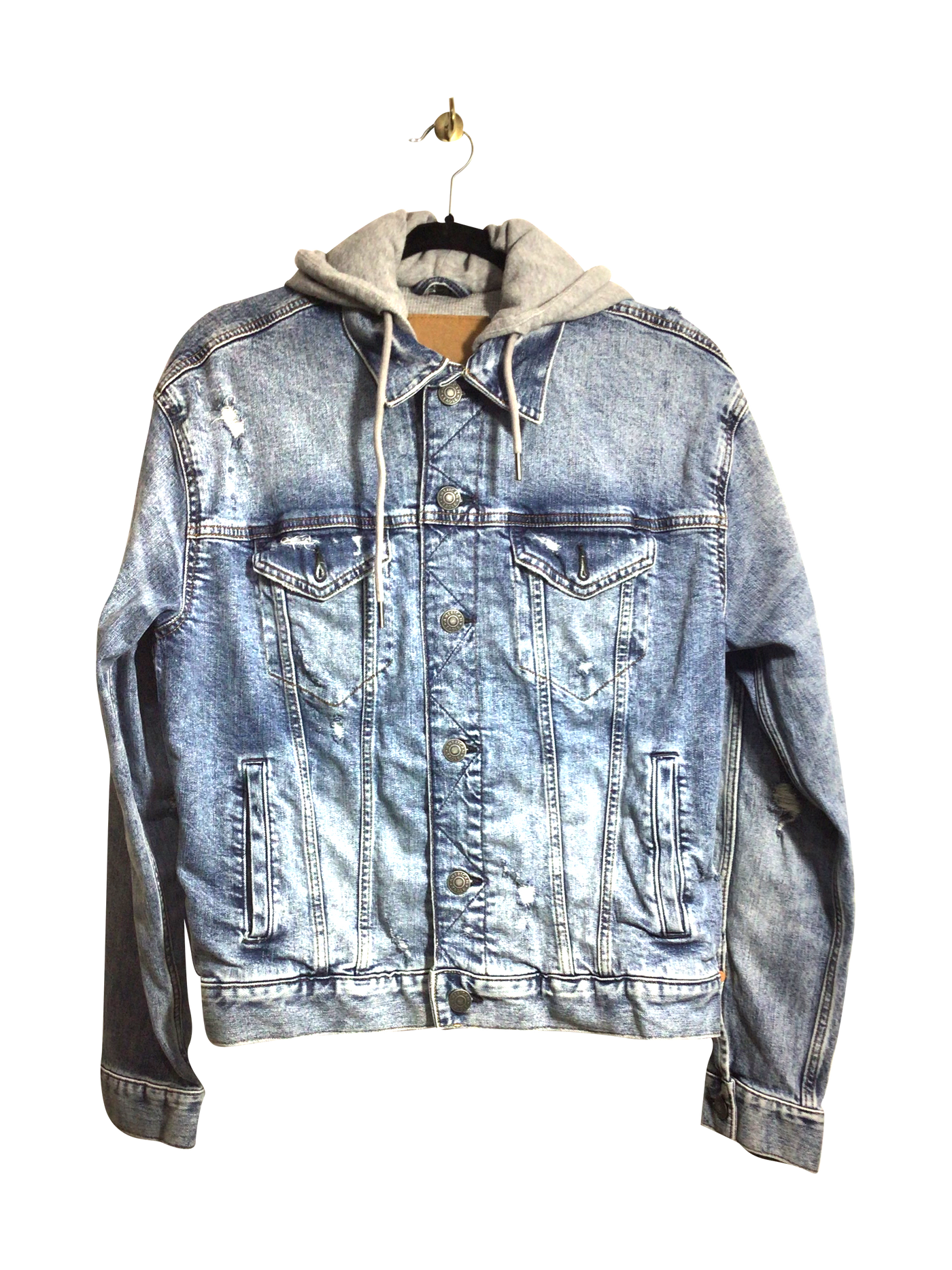 AMERICAN EAGLE Women Denim Jackets Regular fit in Blue - Size M | 29.89 $ KOOP
