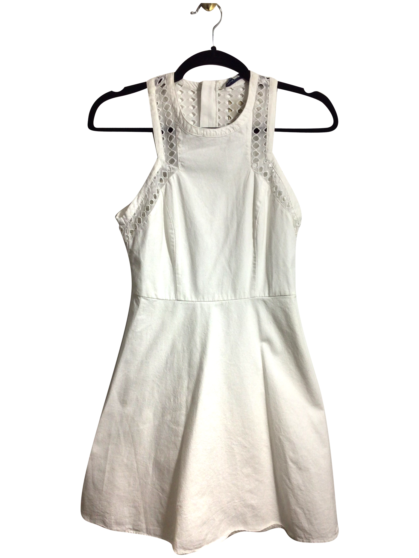 AMERICAN EAGLE Women Fit & Flare Dresses Regular fit in White - Size 0 | 12.14 $ KOOP