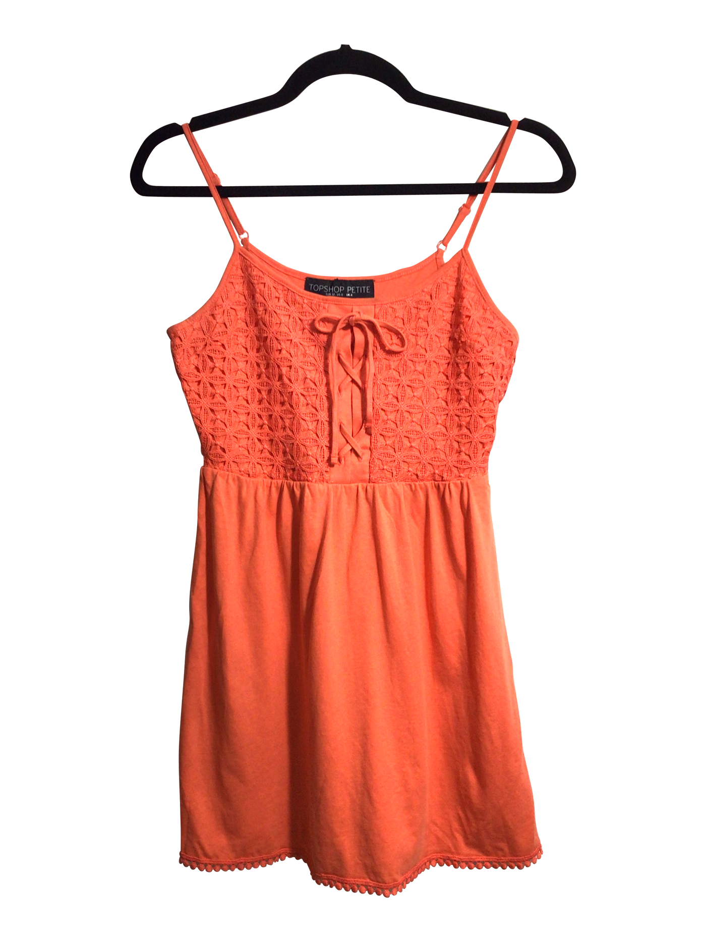 TOPSHOP Women Mini Dresses Regular fit in Orange - Size 0 | 33.19 $ KOOP