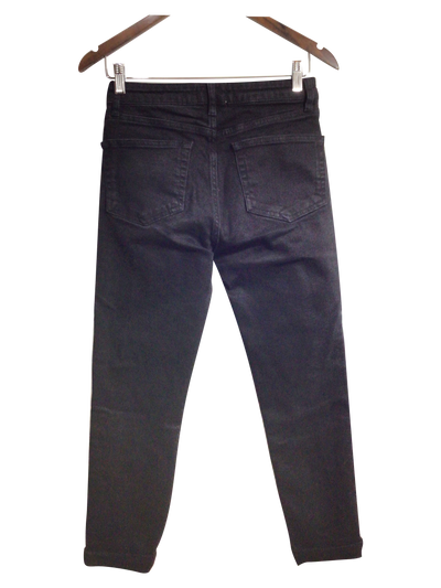 ZARA Women Straight-Legged Jeans Regular fit in Black - Size 4 | 16 $ KOOP