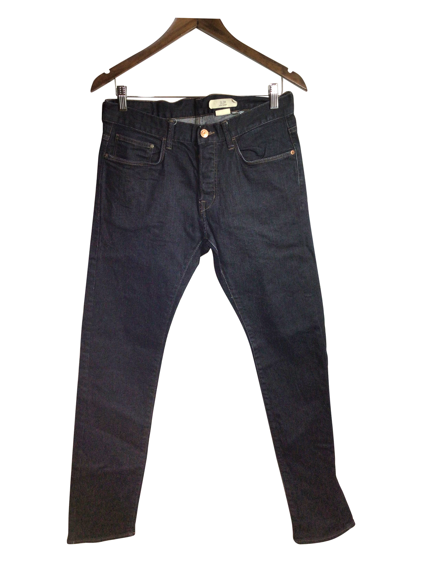 UNBRANDED Men Straight-Legged Jeans Regular fit in Blue - Size 32x34 | 9.99 $ KOOP