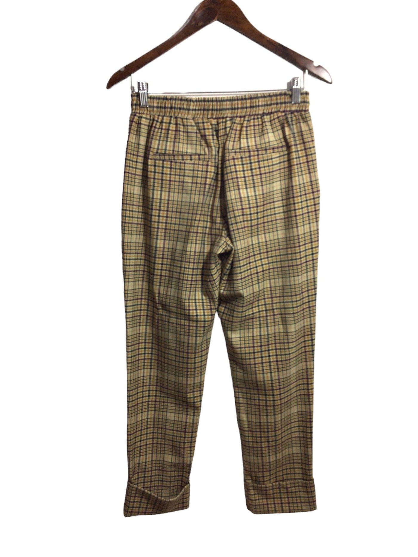 BERSHKA Women Work Pants Regular fit in Yellow - Size M | 14.9 $ KOOP
