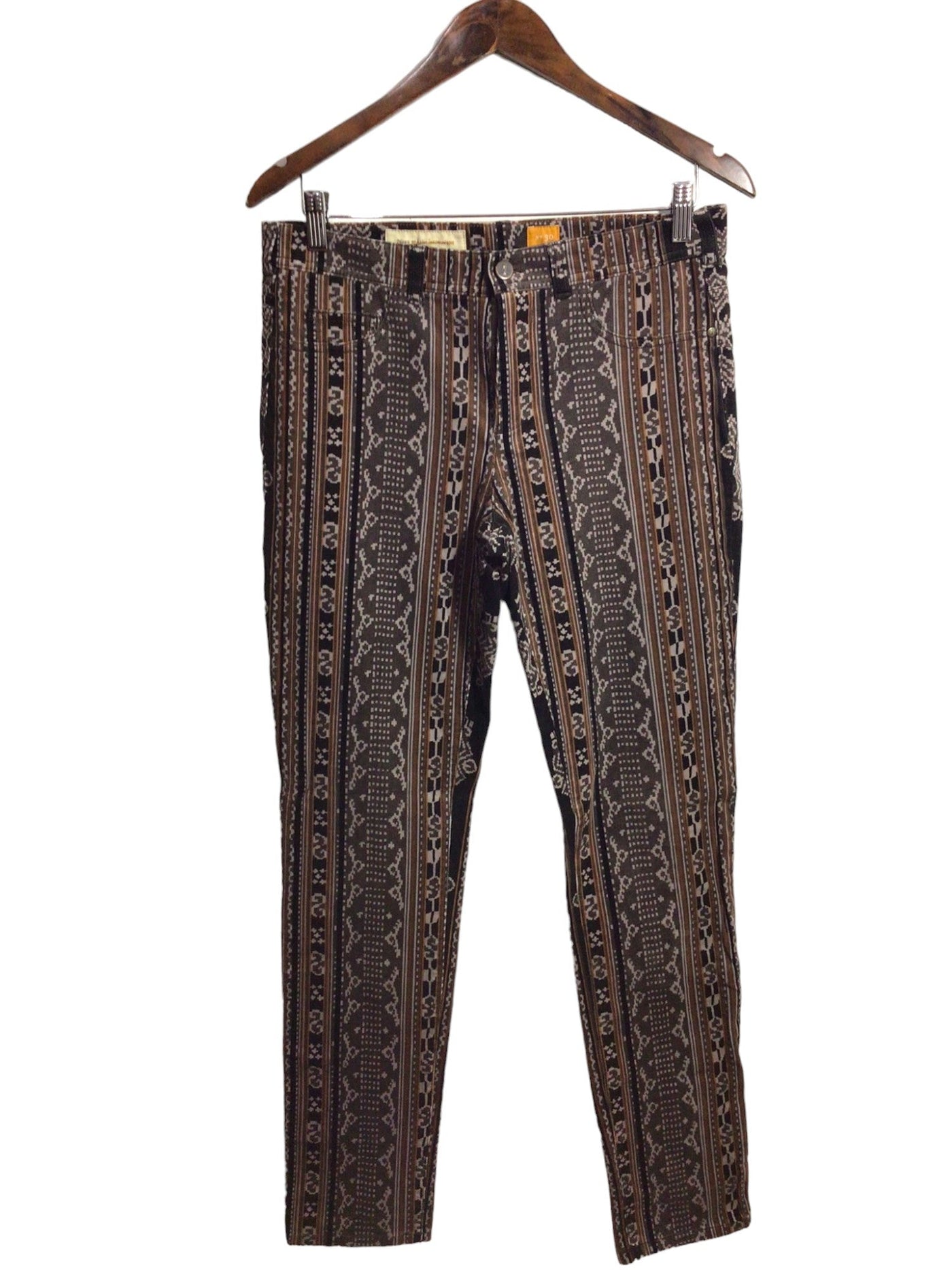 UNBRANDED Women Work Pants Regular fit in Brown - Size 30 | 14.99 $ KOOP