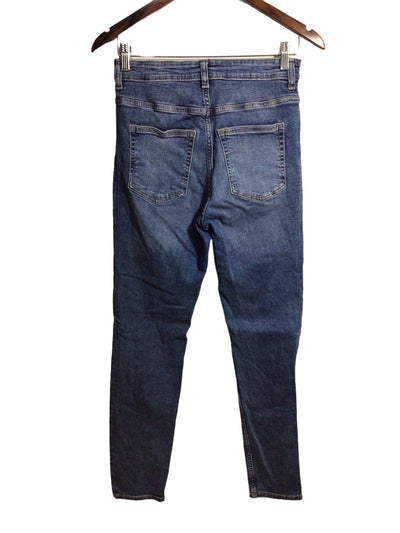 H&M Women Straight-Legged Jeans Regular fit in Blue - Size 8 | 12.99 $ KOOP
