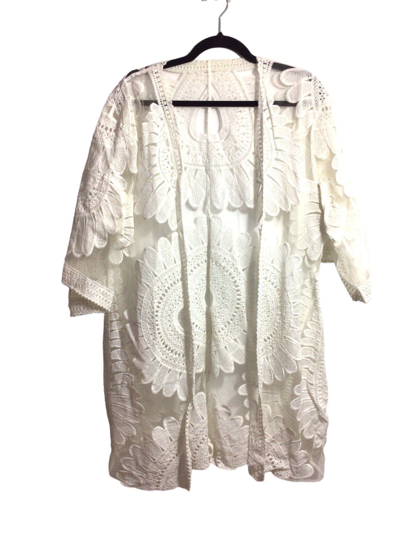 UNBRANDED Women Cardigans Regular fit in White - Size M | 9.99 $ KOOP