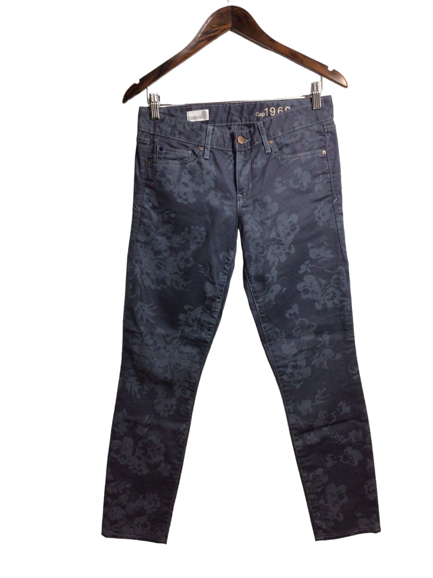GAP Women Straight-Legged Jeans Regular fit in Gray - Size 27 | 11.25 $ KOOP