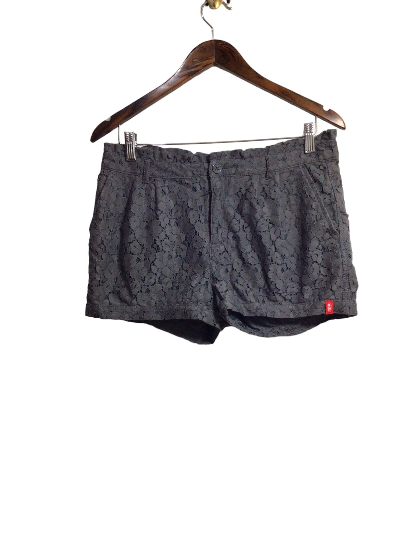 EDC Women Classic Shorts Regular fit in Gray - Size 36 | 15 $ KOOP