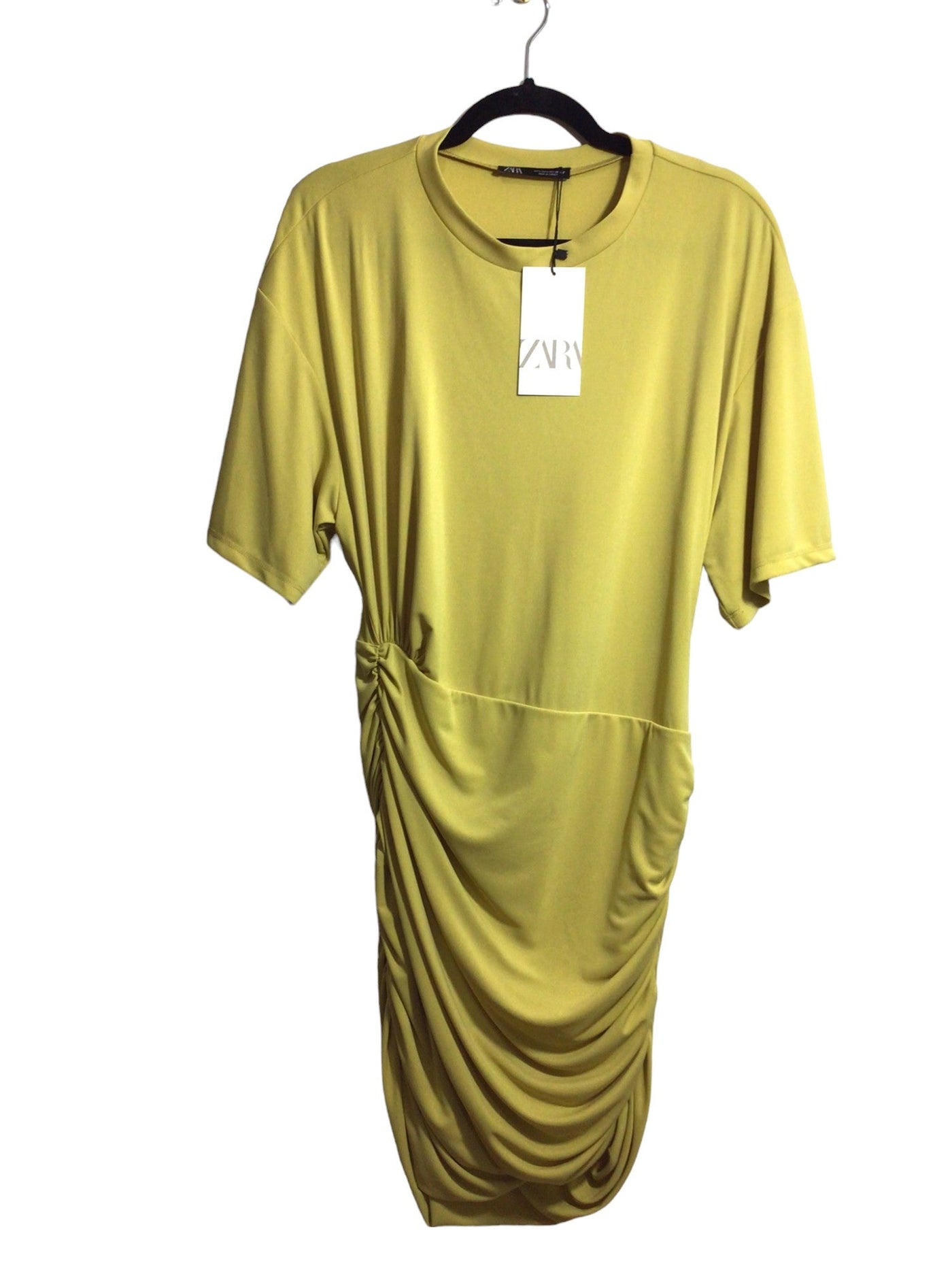 ZARA Women Bodycon Dresses Regular fit in Yellow - Size L | 19.3 $ KOOP