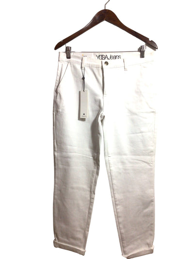 YOGA JEANS Women Straight-Legged Jeans Regular fit in White - Size 29 | 37.99 $ KOOP