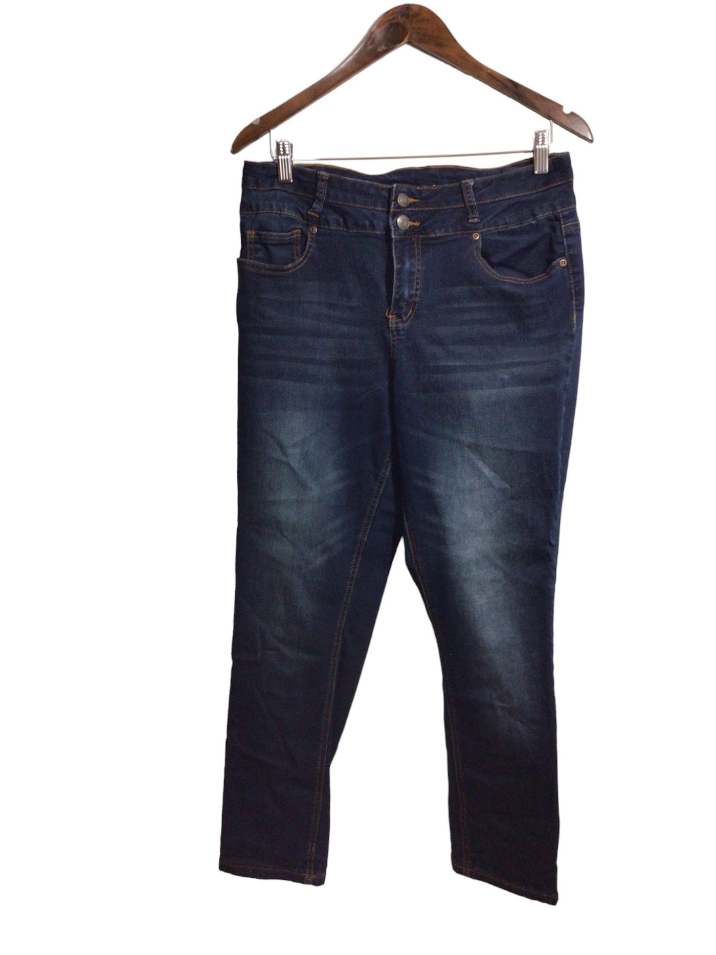 BLUENOTES Women Straight-Legged Jeans Regular fit in Blue - Size 34x28 | 16.5 $ KOOP