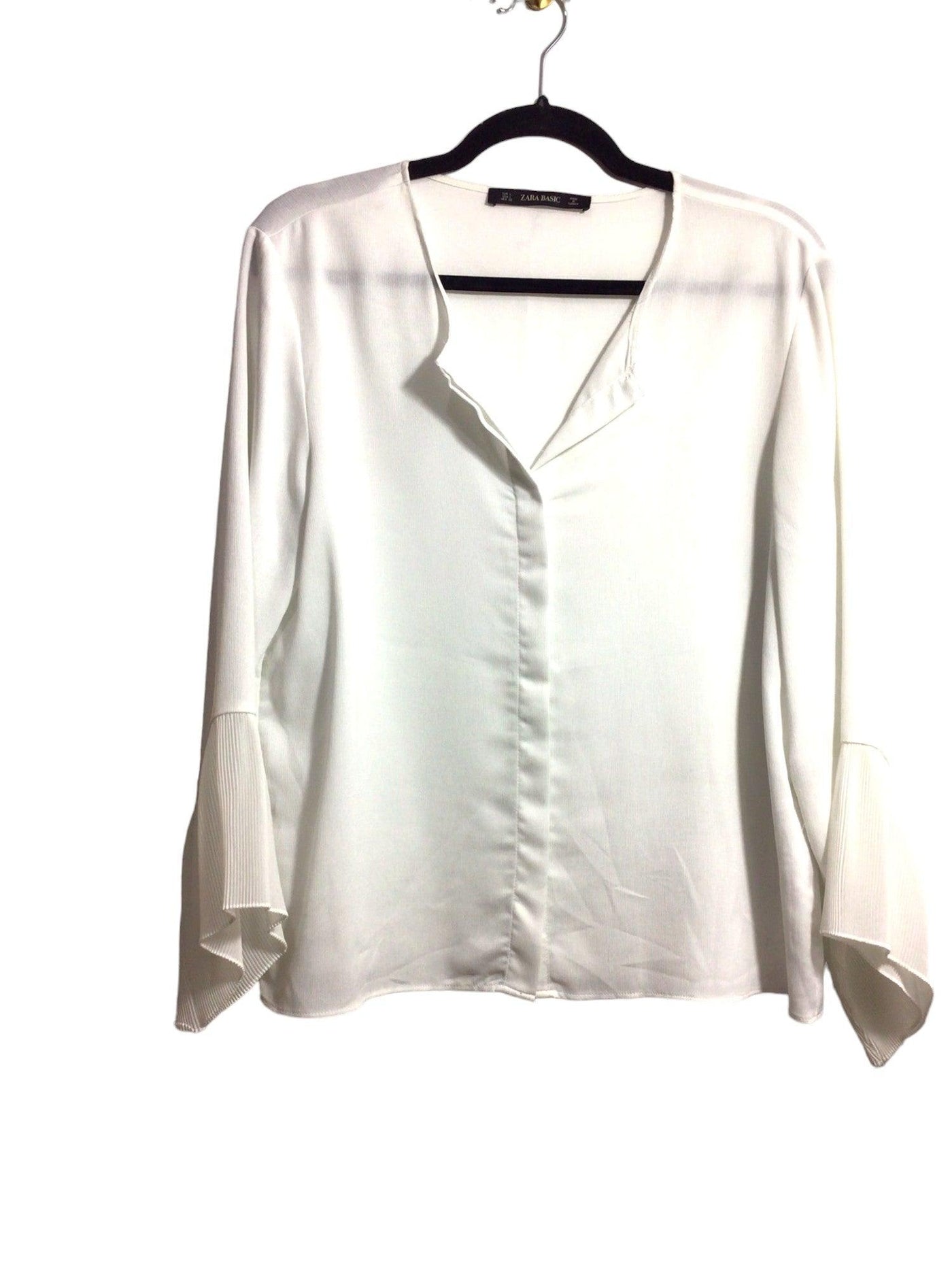 ZARA Women Blouses Regular fit in White - Size L | 13.25 $ KOOP