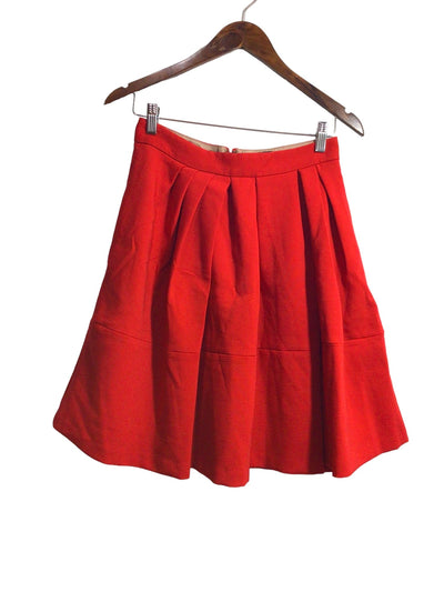 BANANA REPUBLIC Women Casual Skirts Regular fit in Red - Size 4 | 16.5 $ KOOP