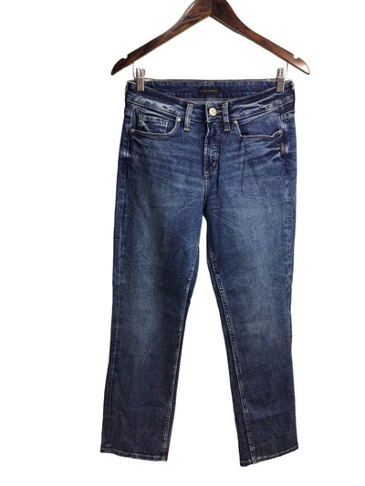 SILVER JEANS Women Straight-Legged Jeans Regular fit in Blue - Size 27x27 | 27.99 $ KOOP