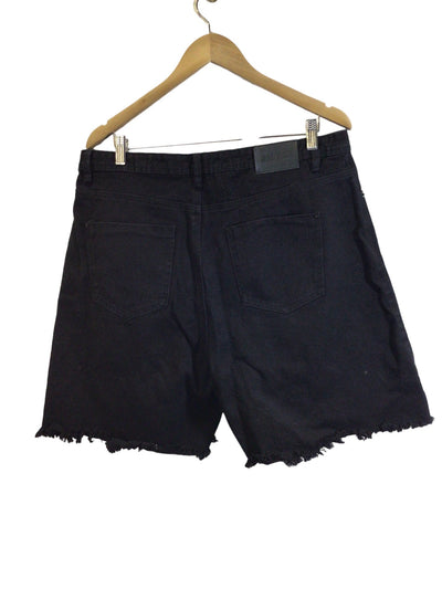 MISSGUIDED Women Denim Shorts Regular fit in Black - Size 16 | 6.49 $ KOOP