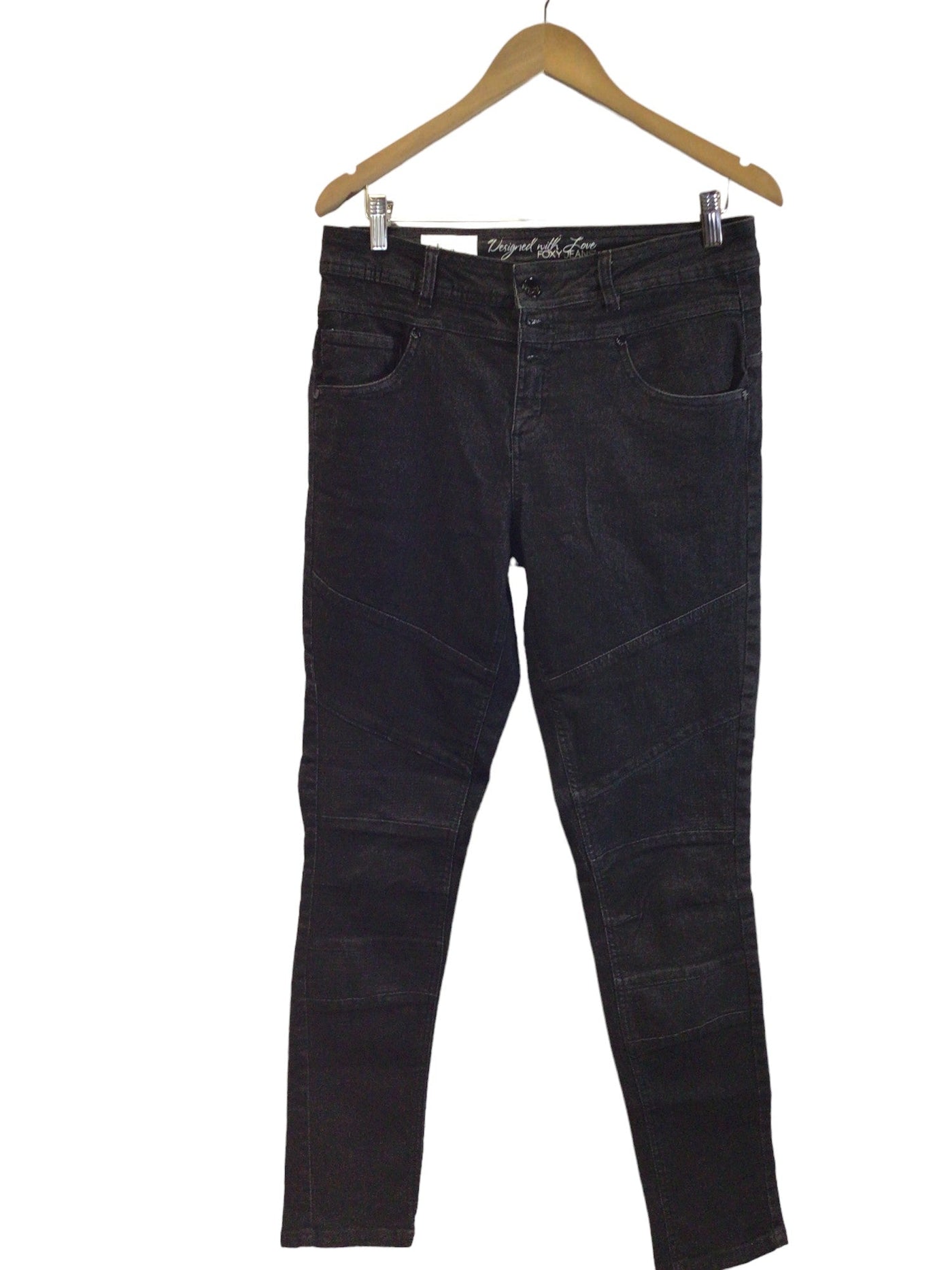 JEANIOLOGIE Women Straight-Legged Jeans Regular fit in Black - Size 32 | 10.29 $ KOOP