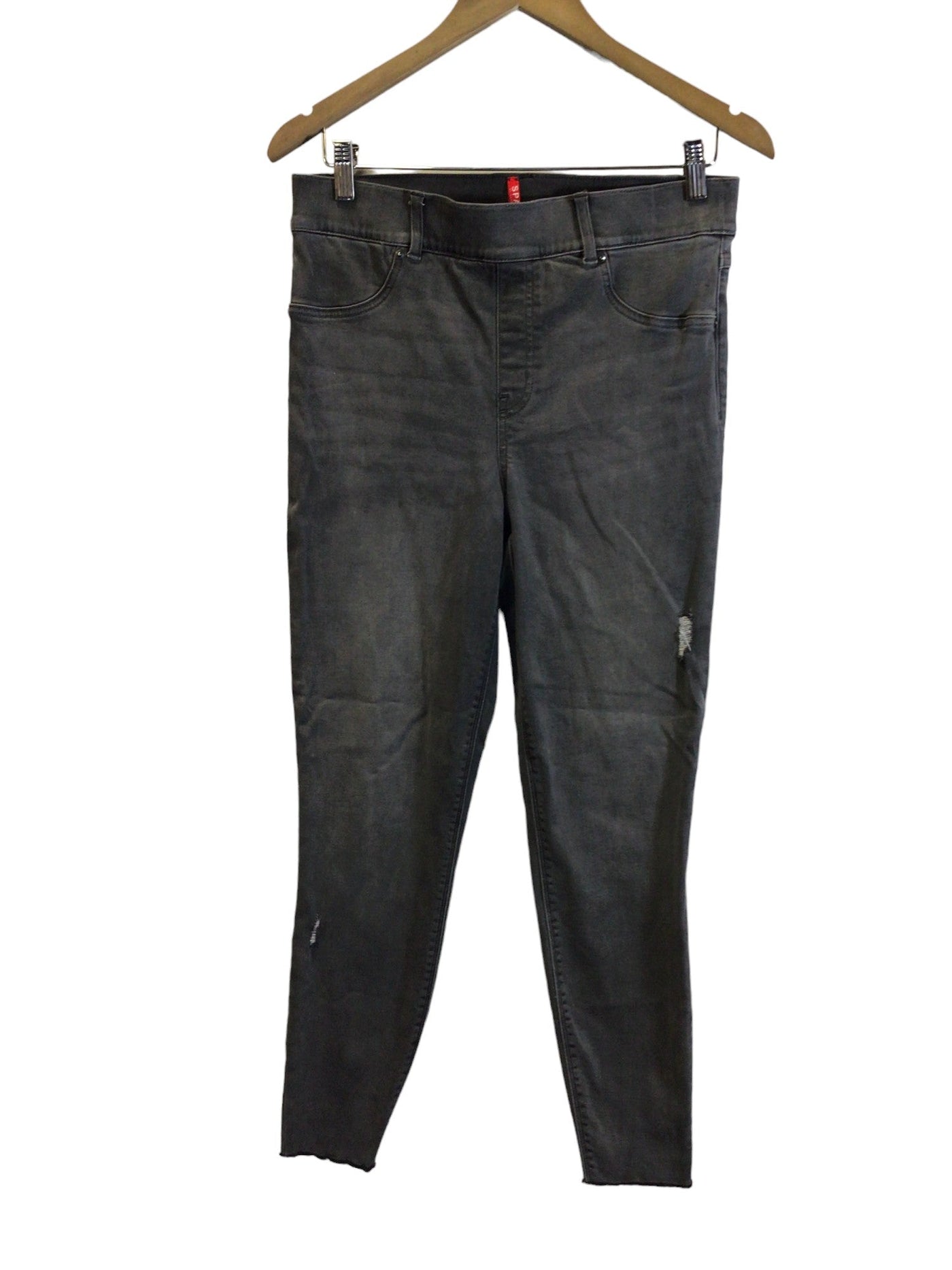 SPANX Women Straight-Legged Jeans Regular fit in Gray - Size L | 44.2 $ KOOP