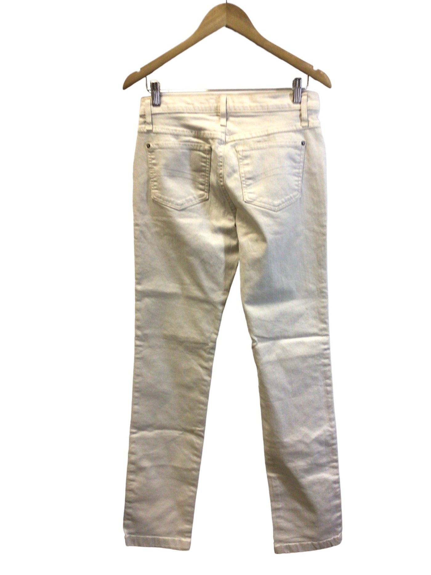 SECOND YOGA JEANS Women Straight-Legged Jeans Regular fit in White - Size 30 | 34 $ KOOP