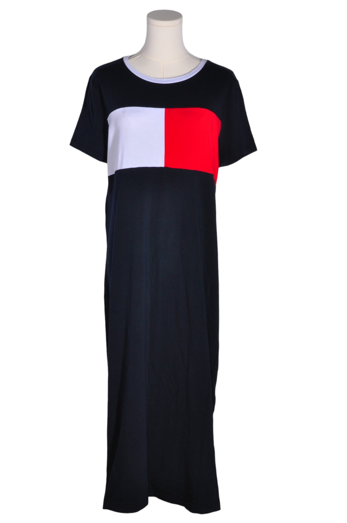 TOMMY HILFIGER Women Maxi Dresses Regular fit in Blue - Size L | 24.5 $ KOOP