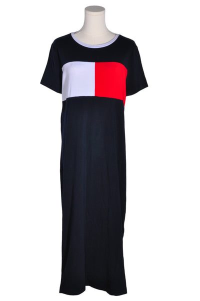 TOMMY HILFIGER Women Maxi Dresses Regular fit in Blue - Size L | 24.5 $ KOOP