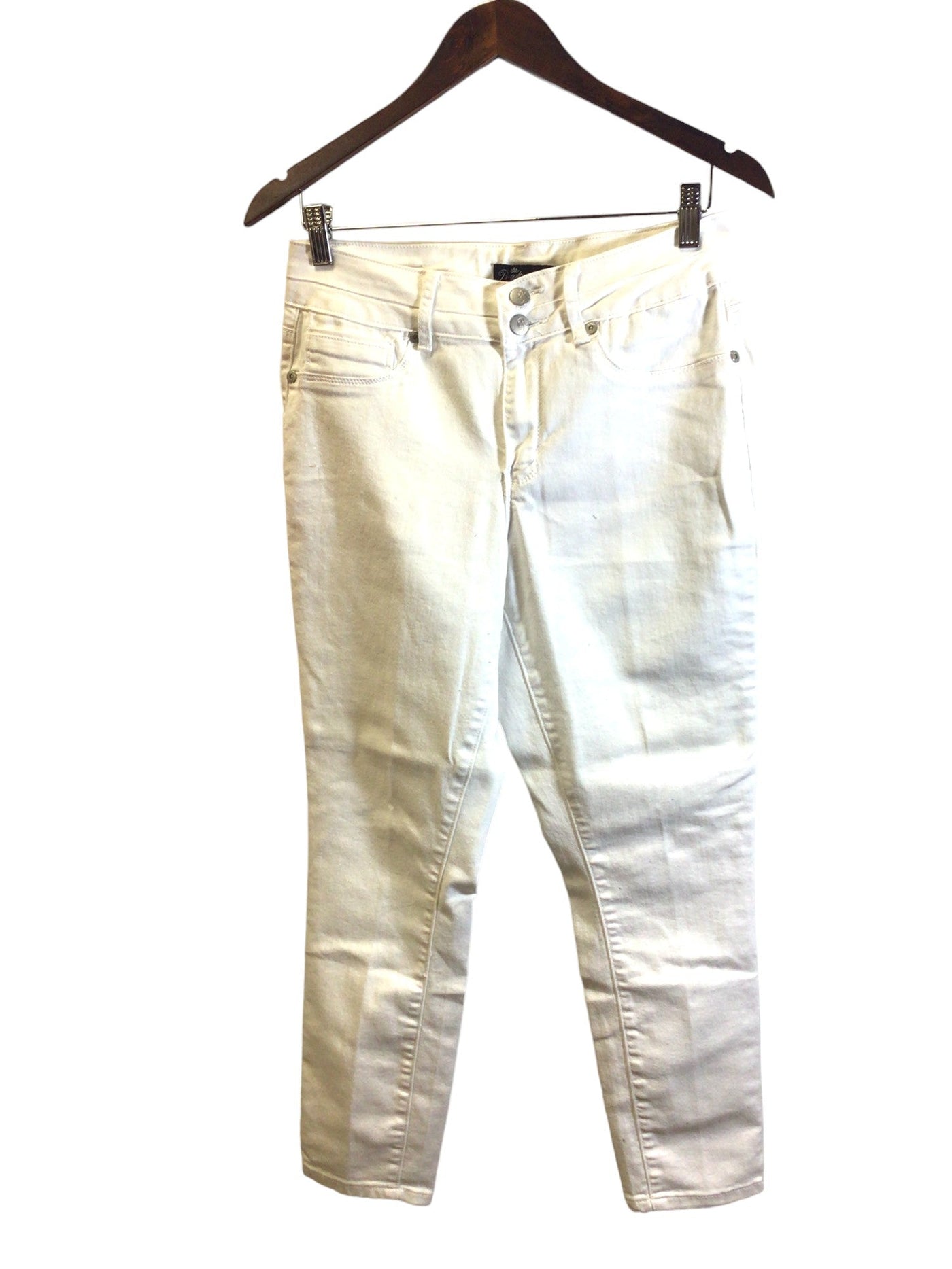 ROYALTY FOR ME Women Straight-Legged Jeans Regular fit in White - Size 8 | 15 $ KOOP