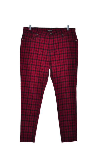 SUKO JEANS Women Work Pants Regular fit in Red - Size 16 | 11.19 $ KOOP