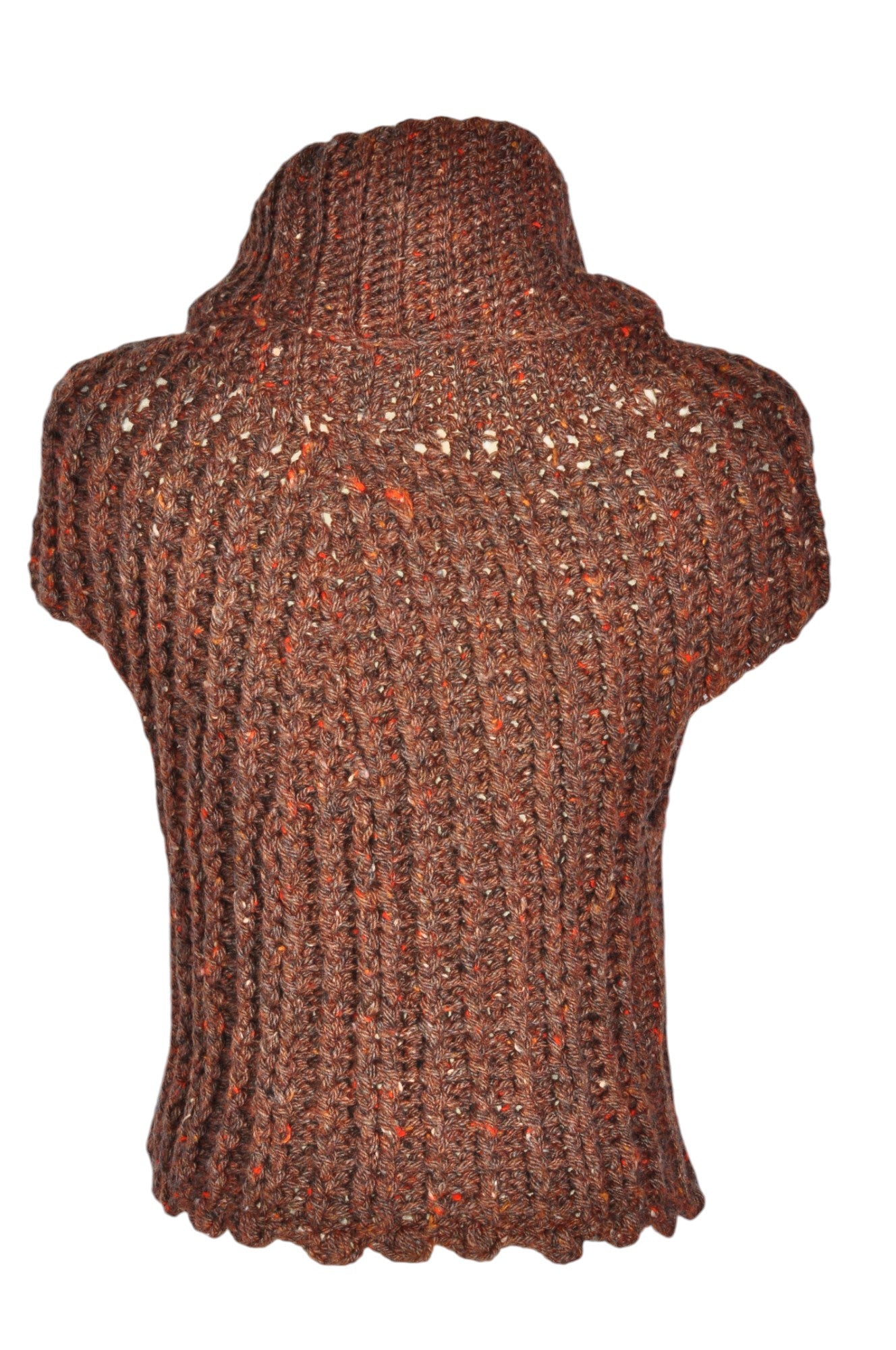 UNBRANDED Women Knit Tops Regular fit in Brown - Size M | 9.99 $ KOOP