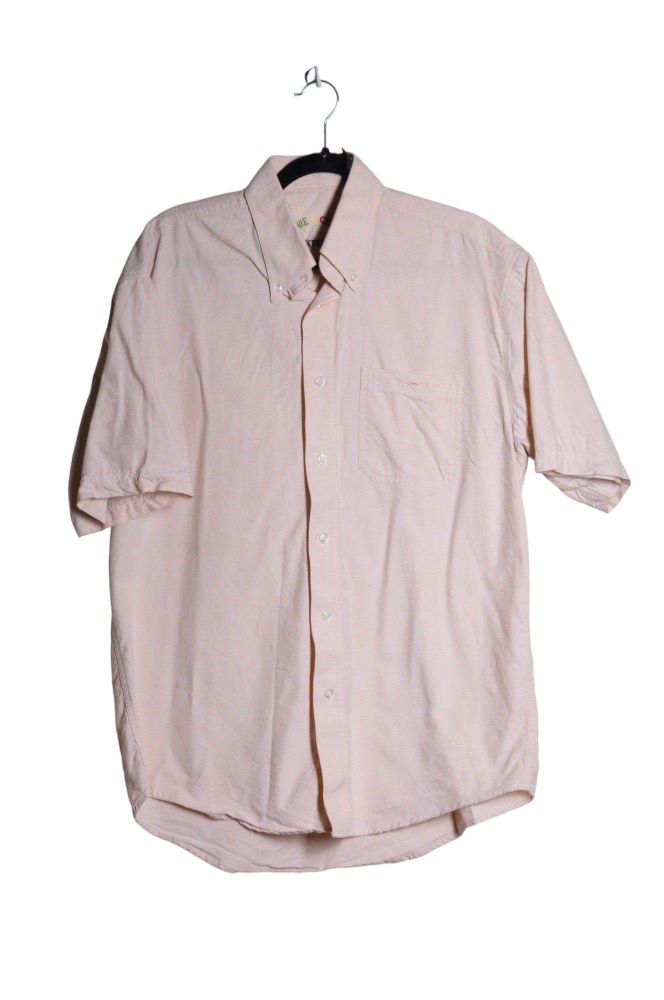 HARVIE & CROSBIE Men Button Down Tops Regular fit in Beige - Size M | 15 $ KOOP