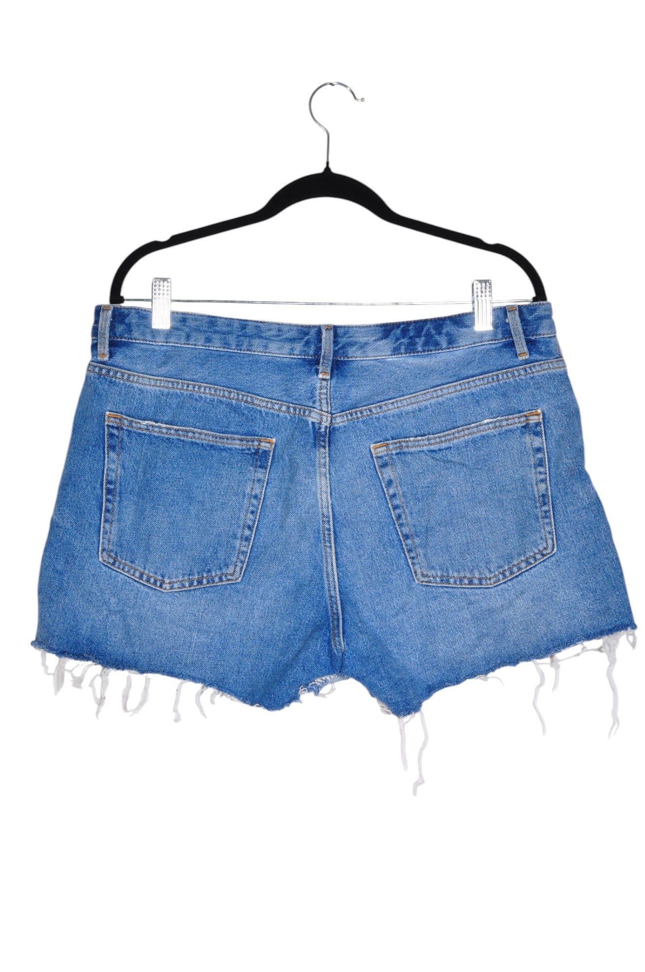 ASHLEY Women Denim Shorts Regular fit in Blue - Size 14 | 13.25 $ KOOP