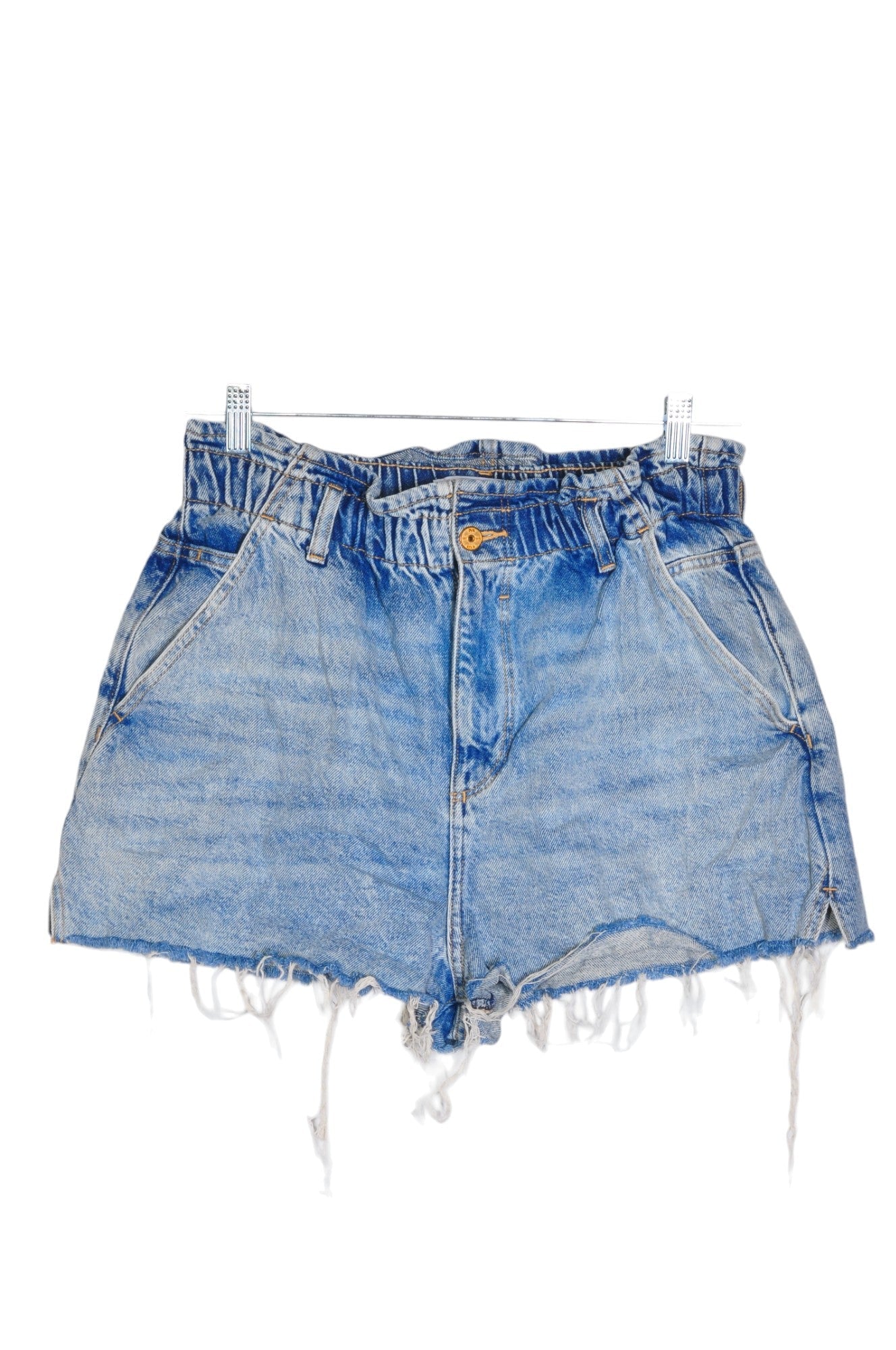 ZARA Women Denim Shorts Regular fit in Blue - Size 12 | 16 $ KOOP