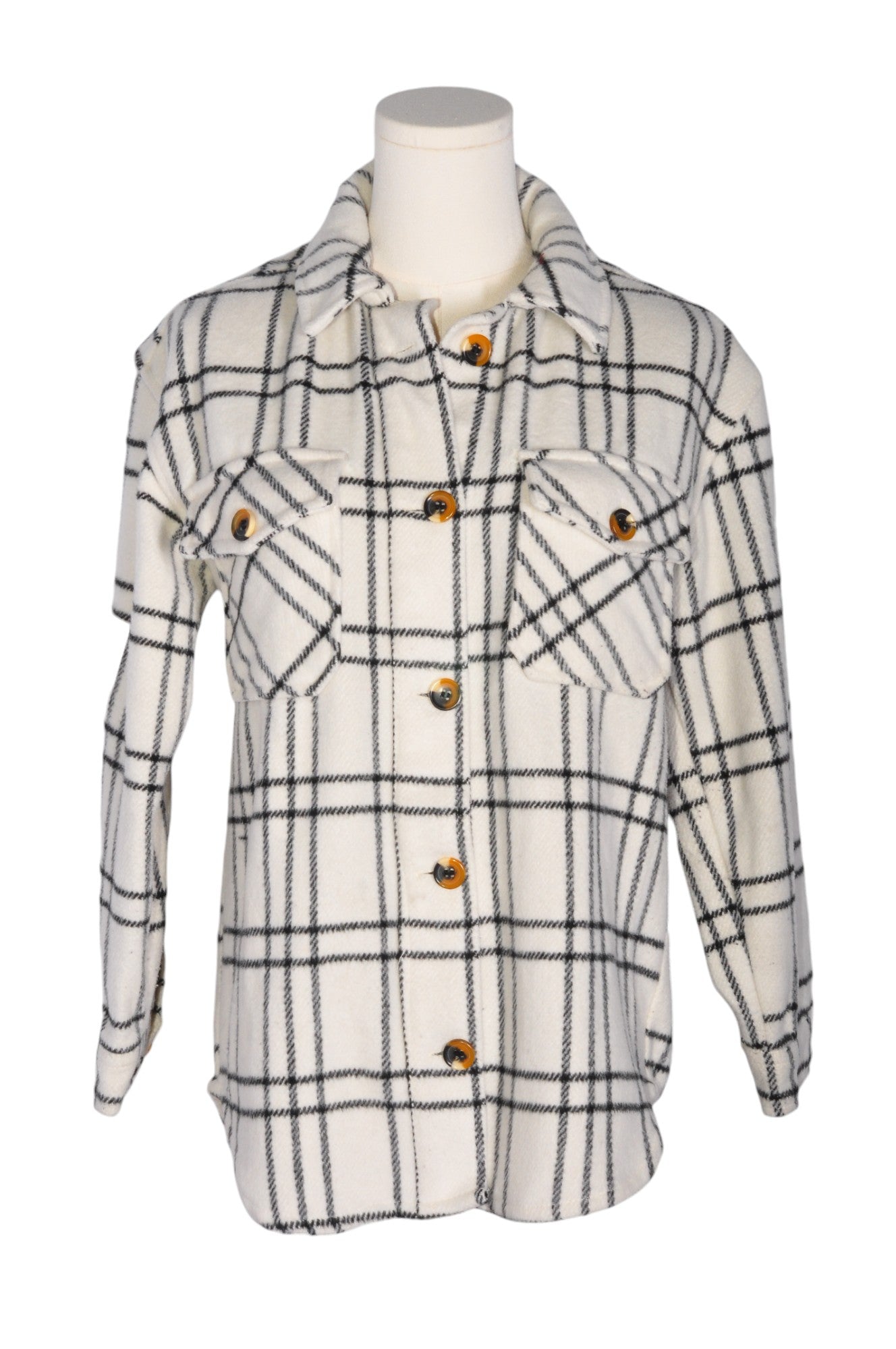 SUZY SHIER Women Button Down Tops Regular fit in Beige - Size XS | 9.99 $ KOOP