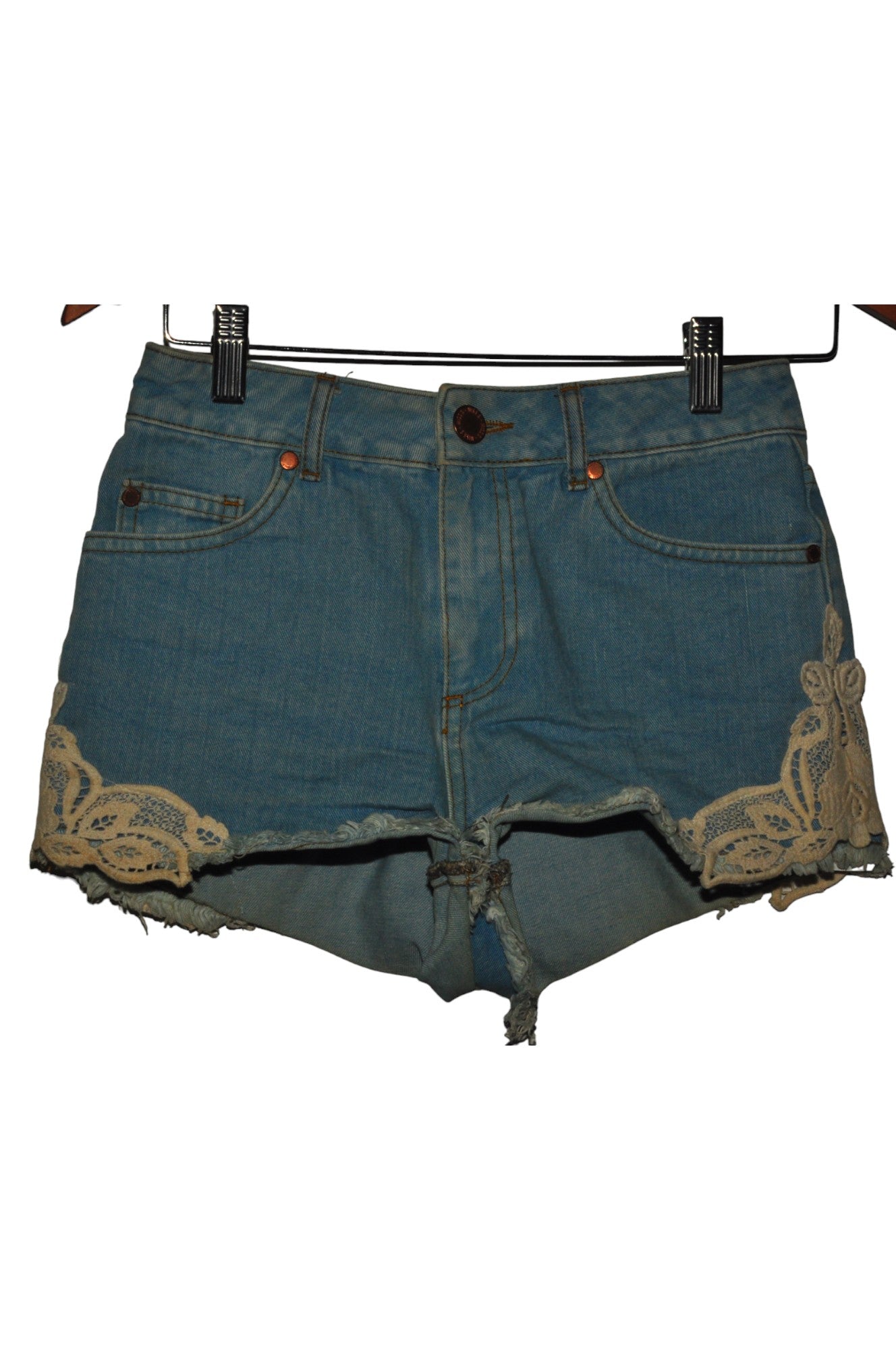 MISS SELFRIDGE Women Denim Shorts Regular fit in Blue - Size 8 | 10.49 $ KOOP