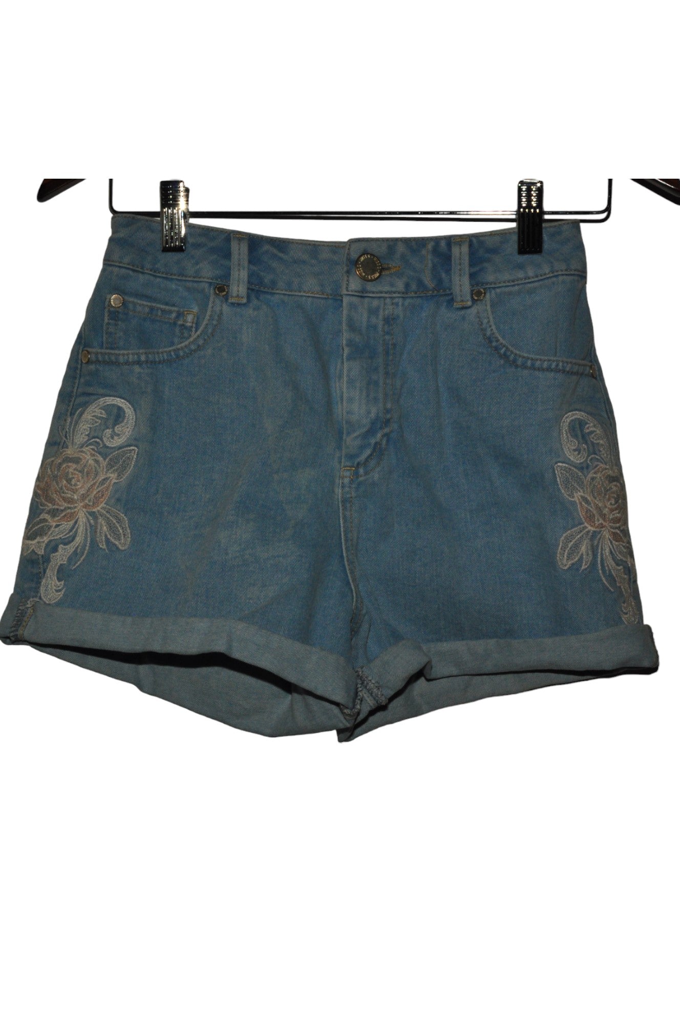 MISS SELFRIDGE Women Denim Shorts Regular fit in Blue - Size 4 | 10.49 $ KOOP