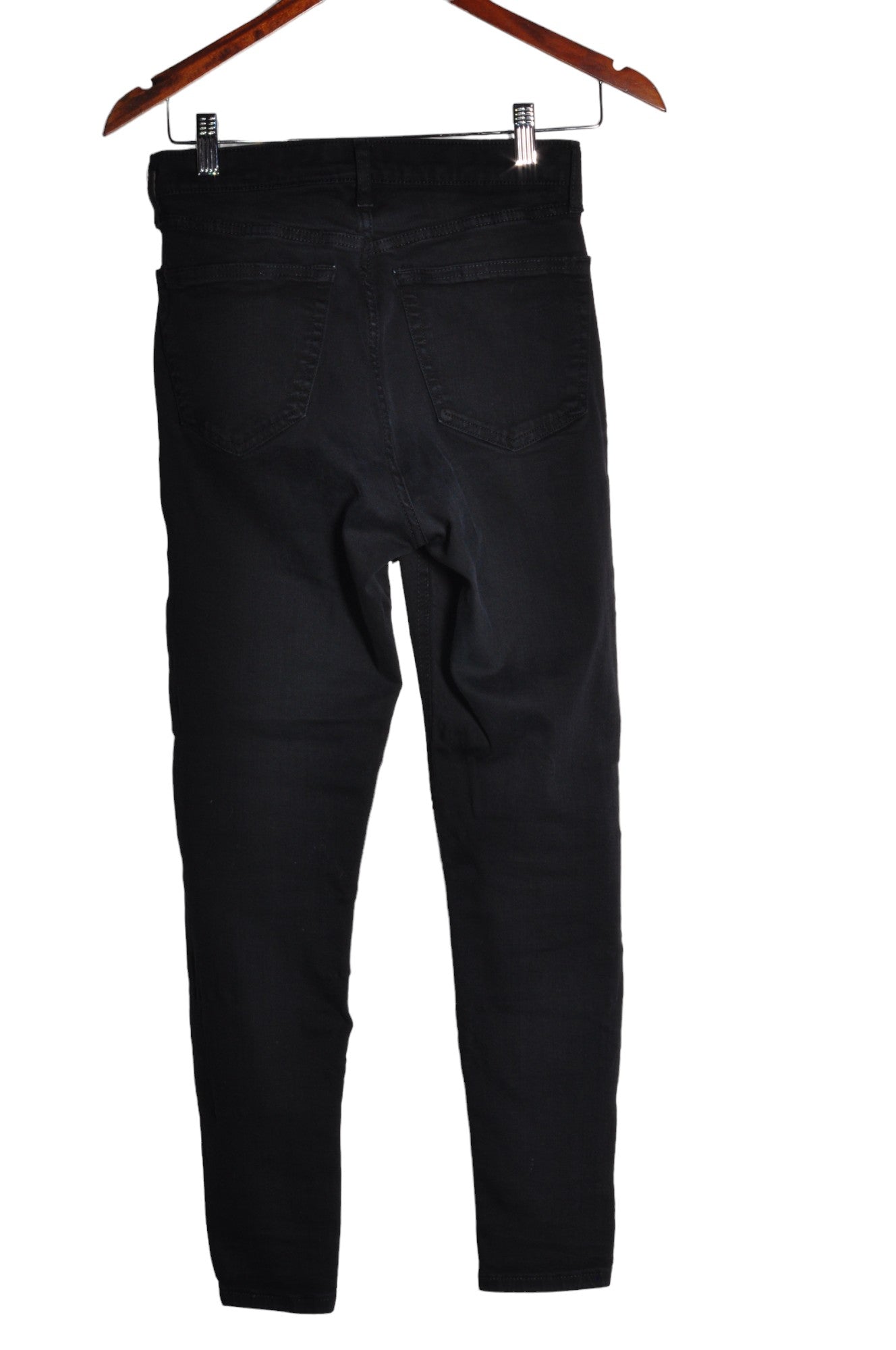 UNBRANDED Women Straight-Legged Jeans Regular fit in Black - Size 28x30 | 14.99 $ KOOP