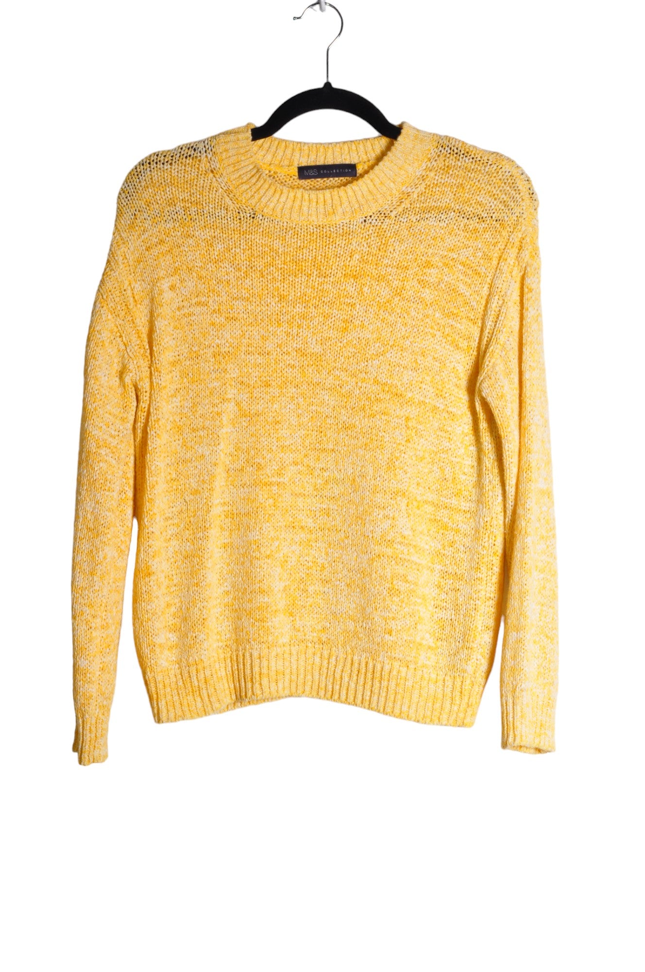 M&S COLLECTION Women Knit Tops Regular fit in Yellow - Size S | 4.79 $ KOOP