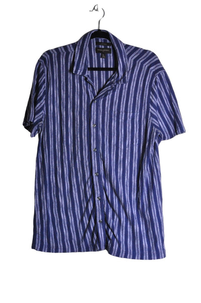 BANANA REPUBLIC Men Button Down Tops Regular fit in Blue - Size L | 22.99 $ KOOP