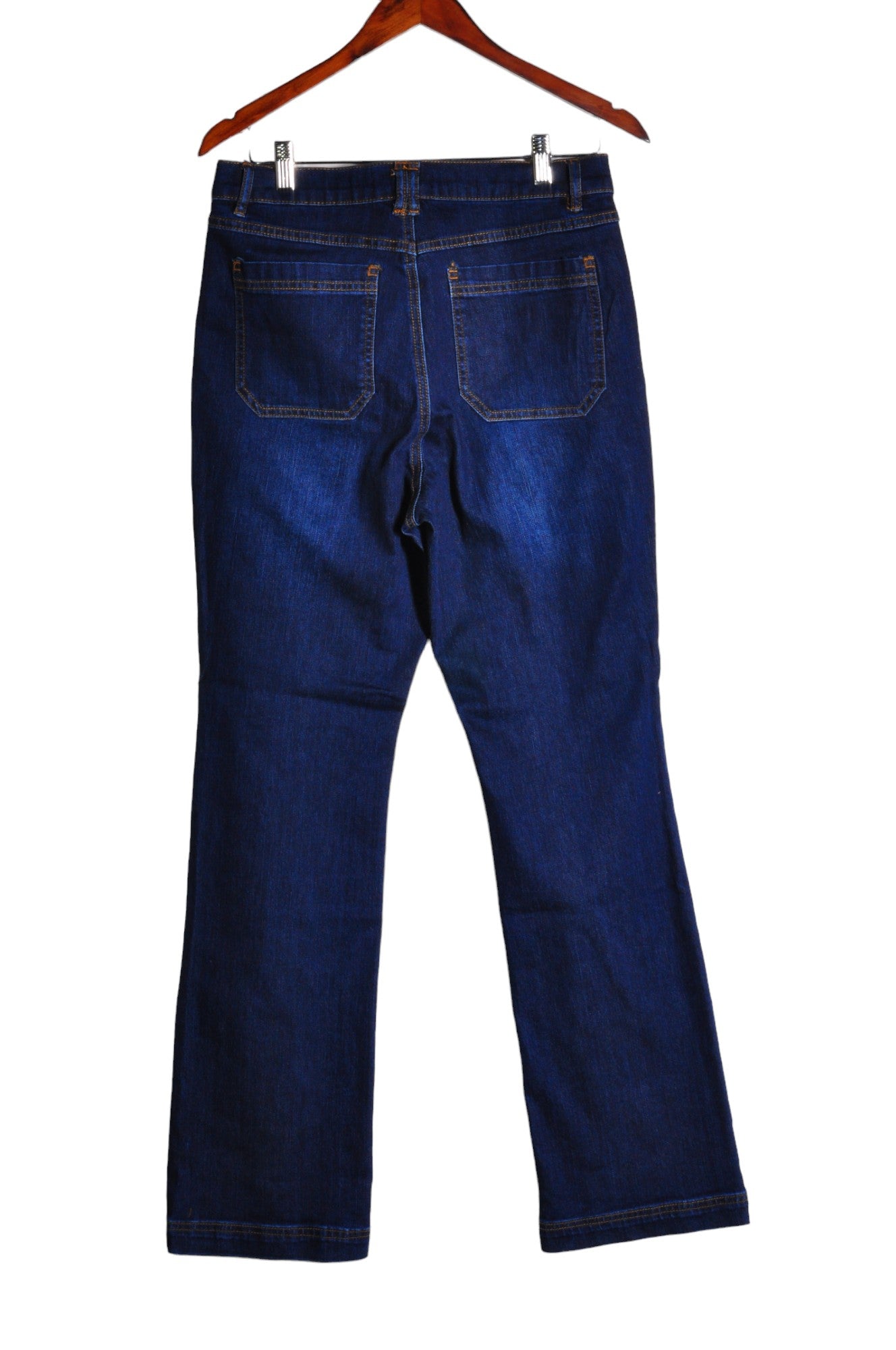 TRIBAL JEANS Women Straight-Legged Jeans Regular fit in Blue - Size 12 | 15 $ KOOP