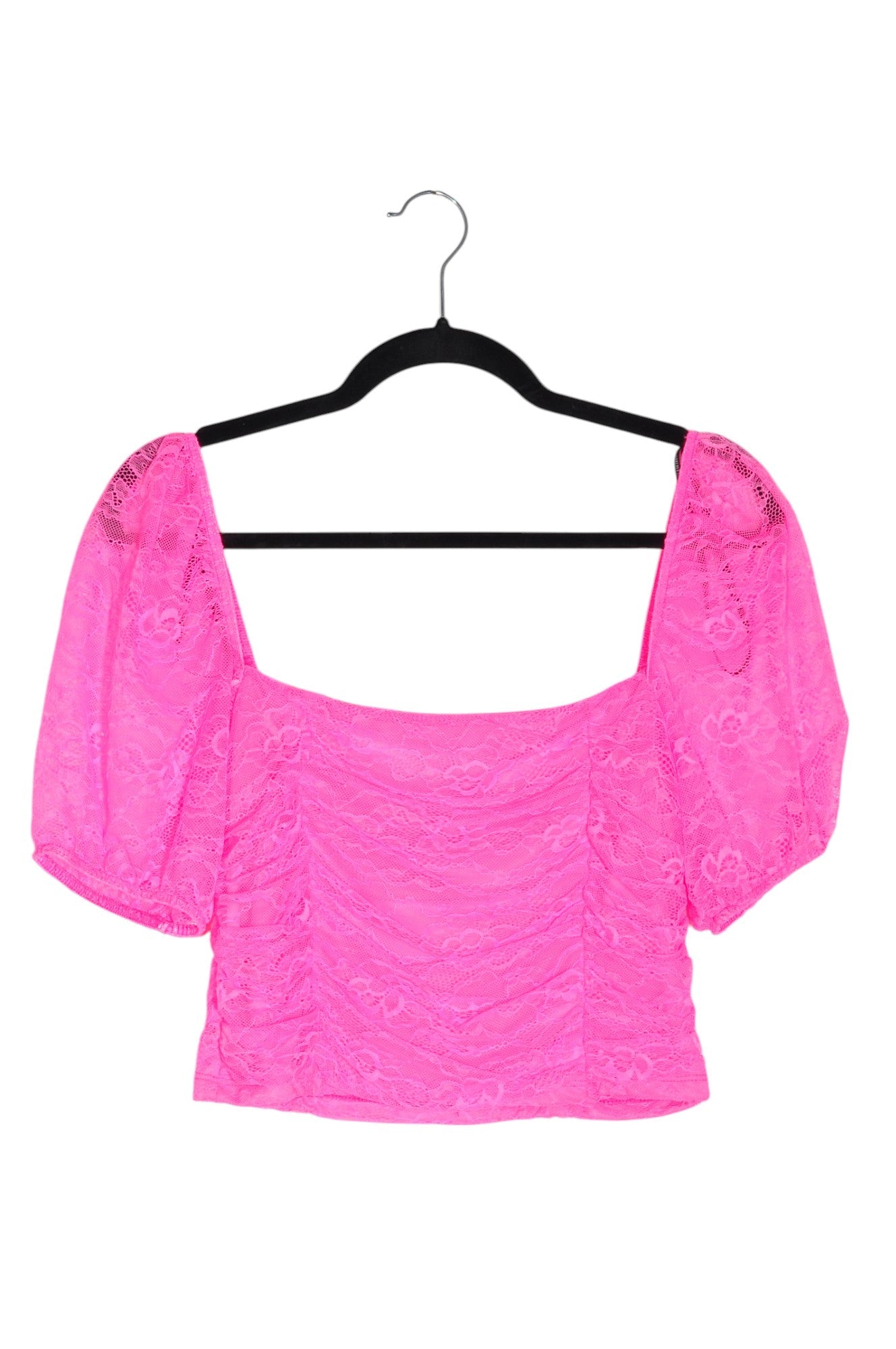 FOREVER 21 Women Crop Tops Regular fit in Pink - Size L | 12.3 $ KOOP