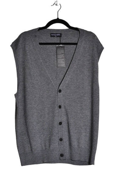 KALLSPIN Men Cardigans Regular fit in Gray - Size XL | 13.8 $ KOOP