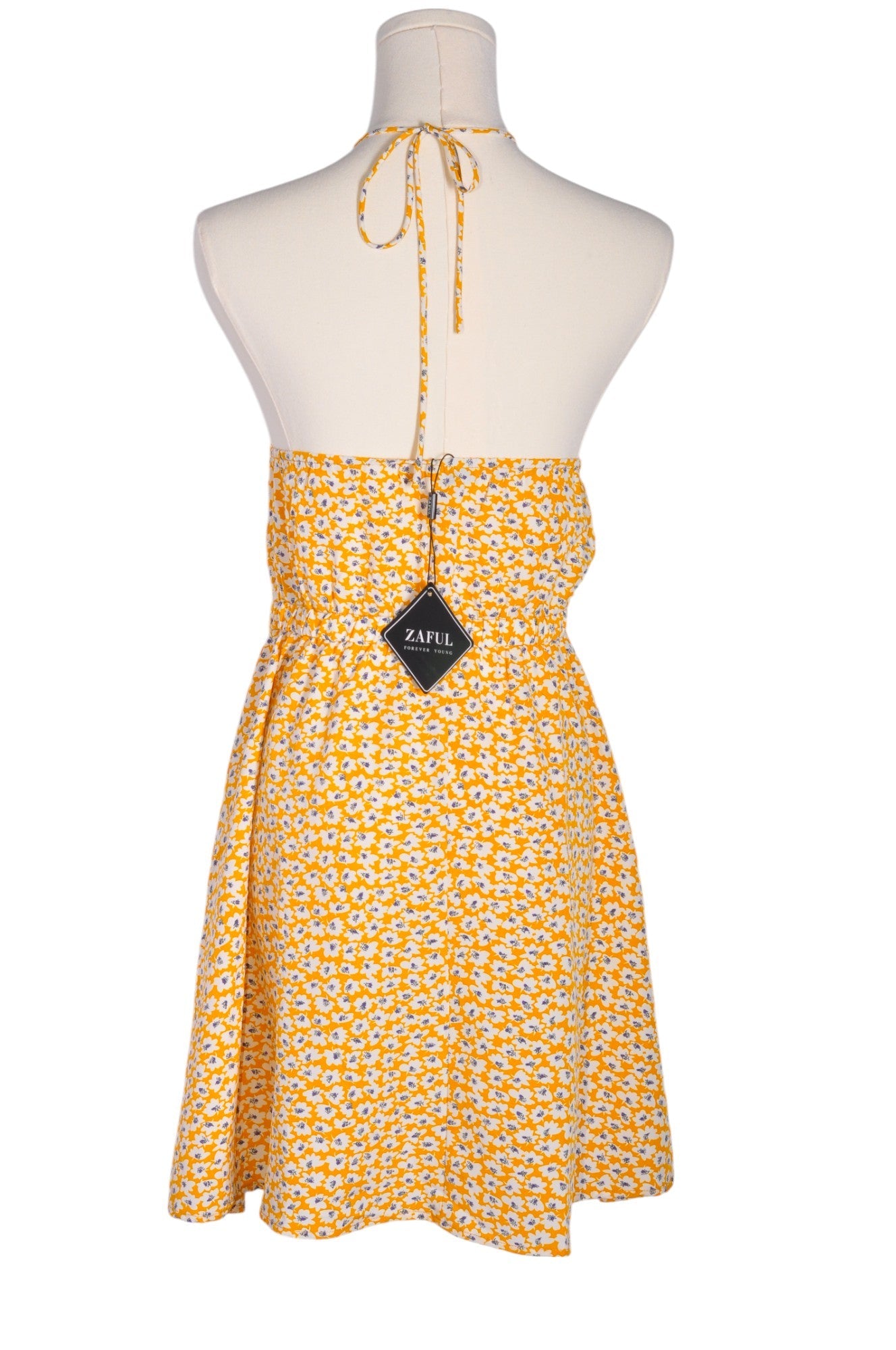 ZAFUL Women Fit & Flare Dresses Regular fit in Yellow - Size 42 | 12.29 $ KOOP