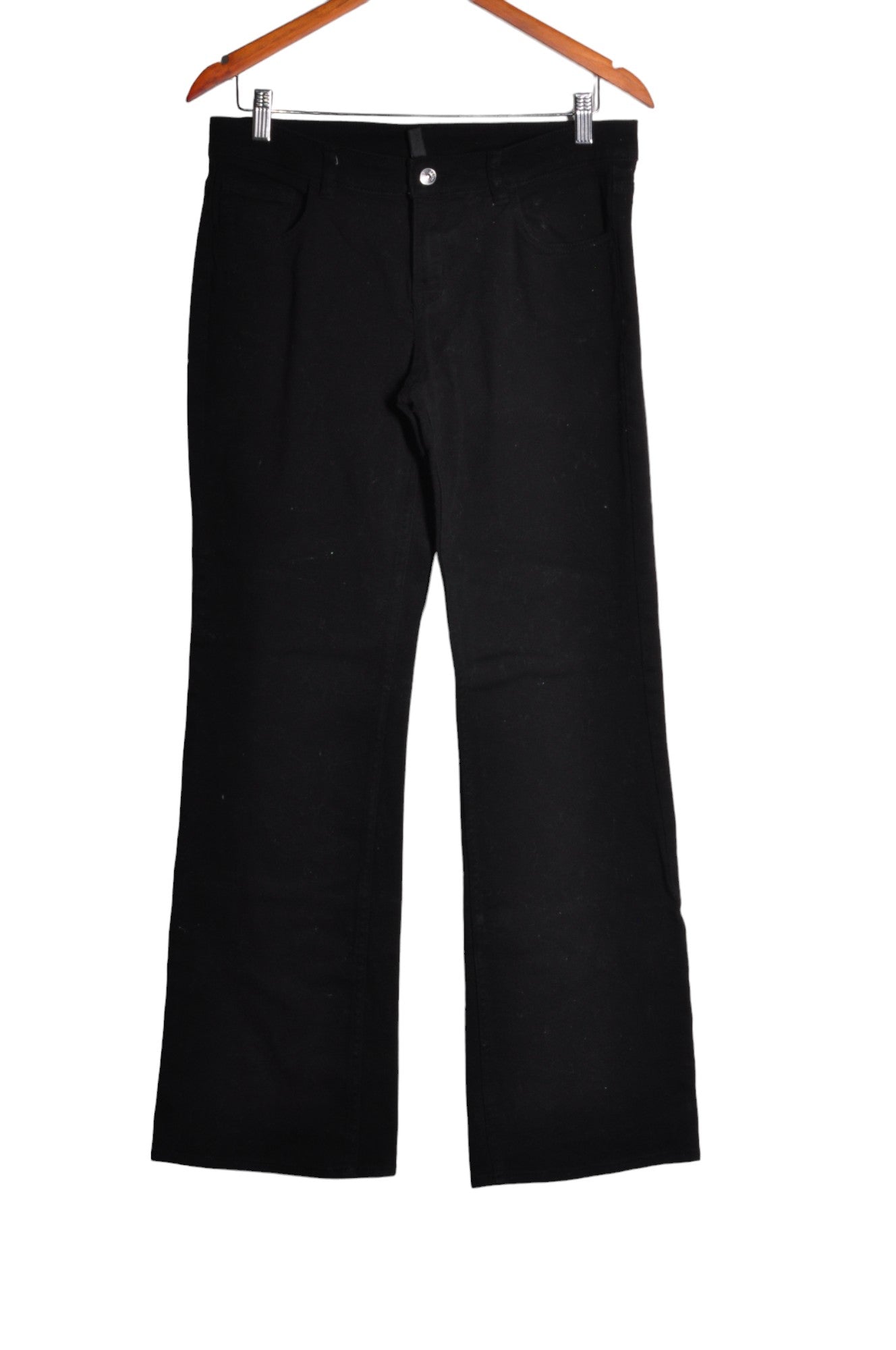 H&M Women Straight-Legged Jeans Regular fit in Black - Size 30 | 16 $ KOOP