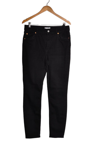 H&M Women Straight-Legged Jeans Regular fit in Black - Size 30 | 16 $ KOOP