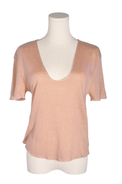 ZARA Women T-Shirts Regular fit in Pink - Size S | 12.99 $ KOOP